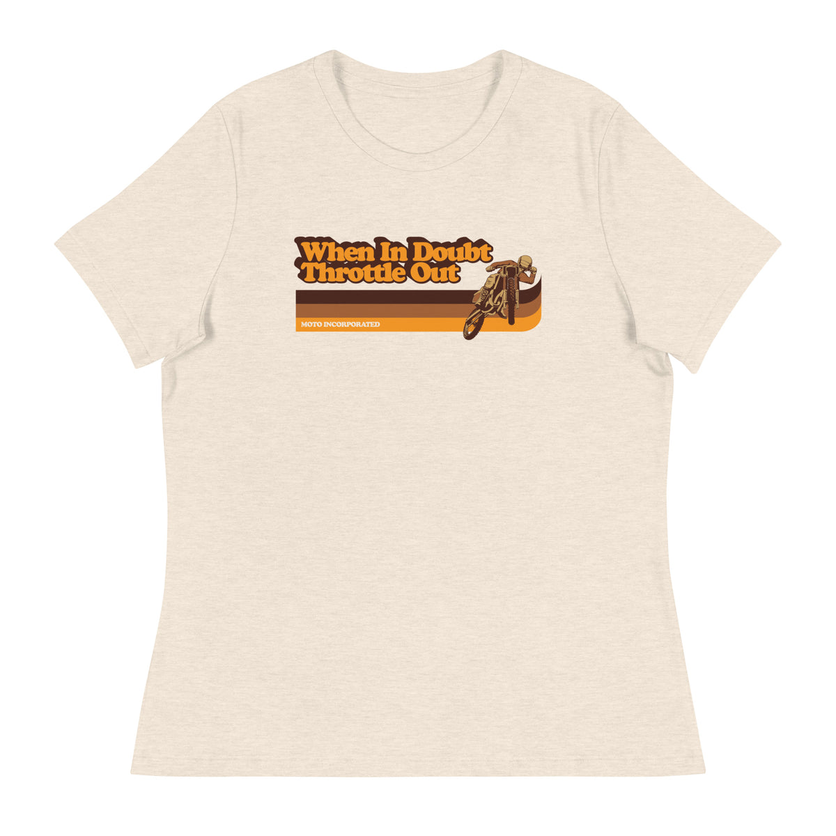 When In Doubt Throttle Out -  Women's T-Shirt